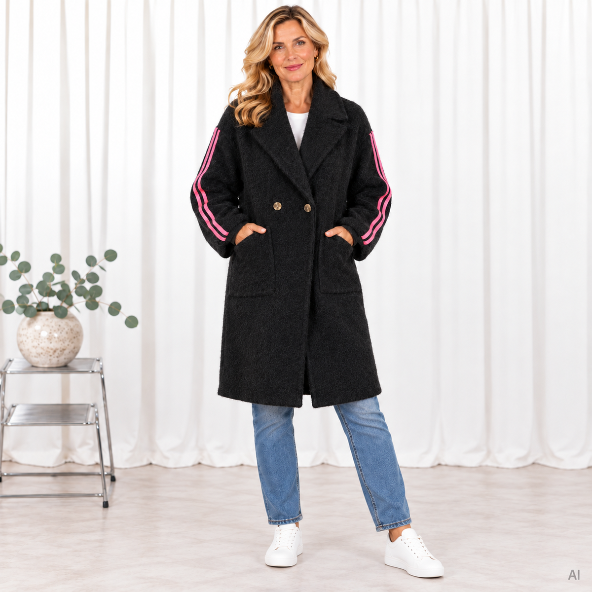 Christine jakke, Sort