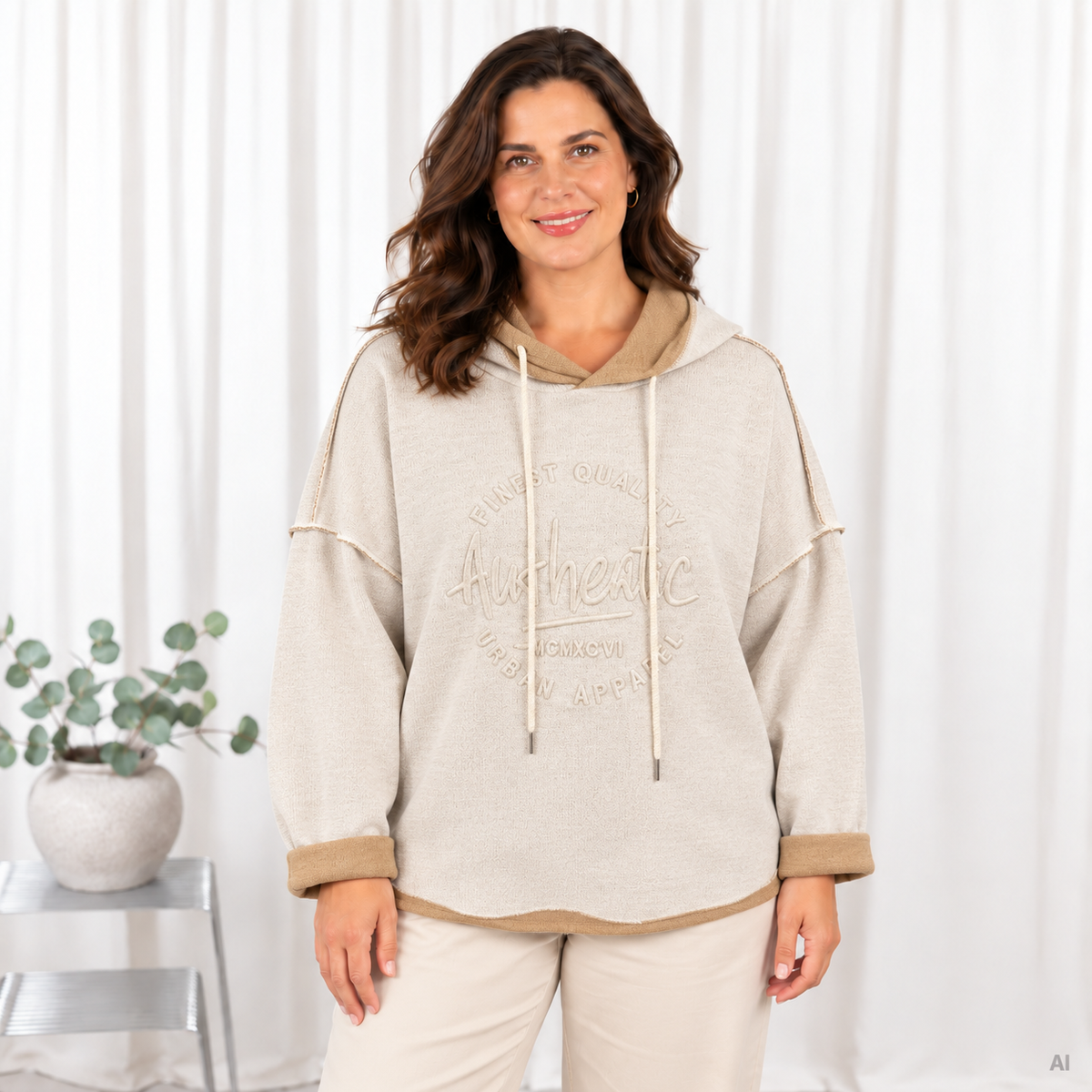 Harper sweatshirt, Beige