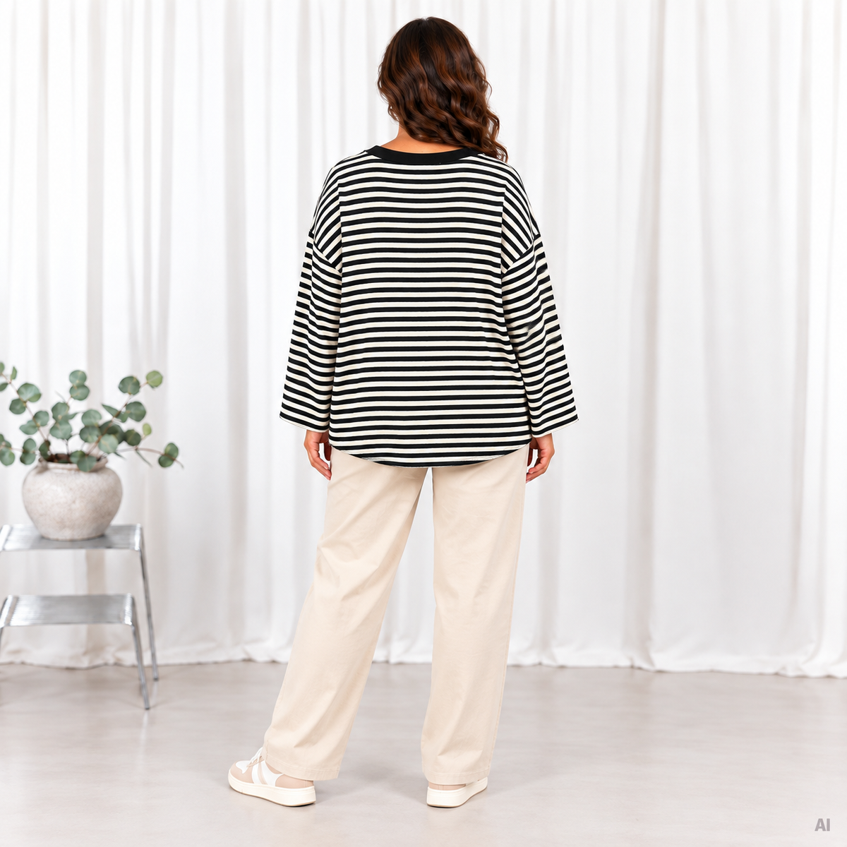 Lucie long sleeve t-shirt, Sort