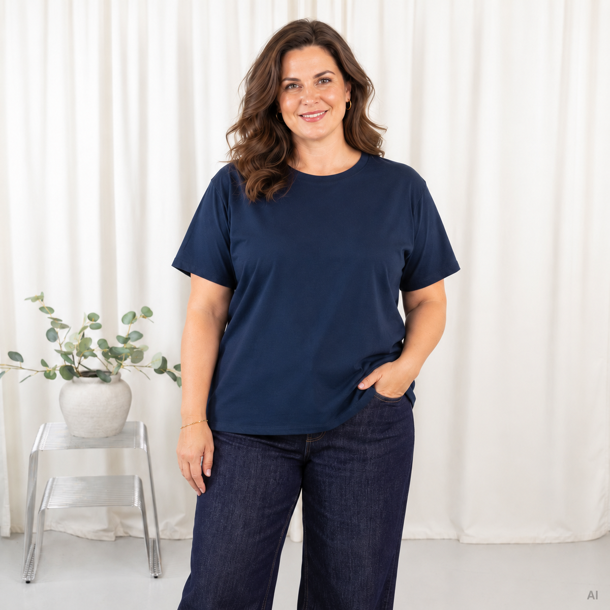Ronja t-shirt, Navy