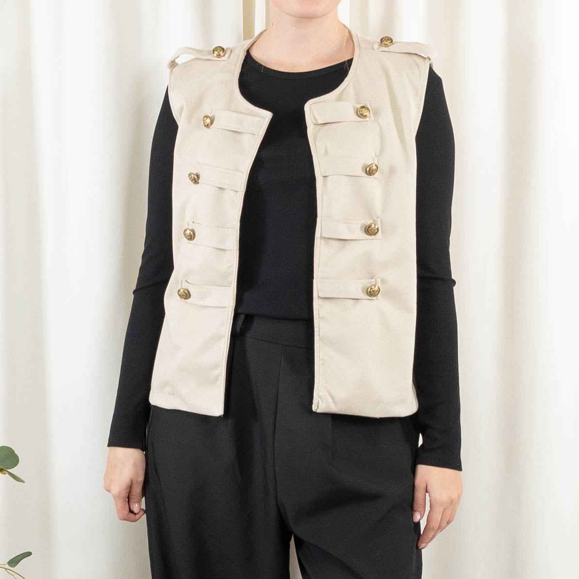 Becks vest, Beige