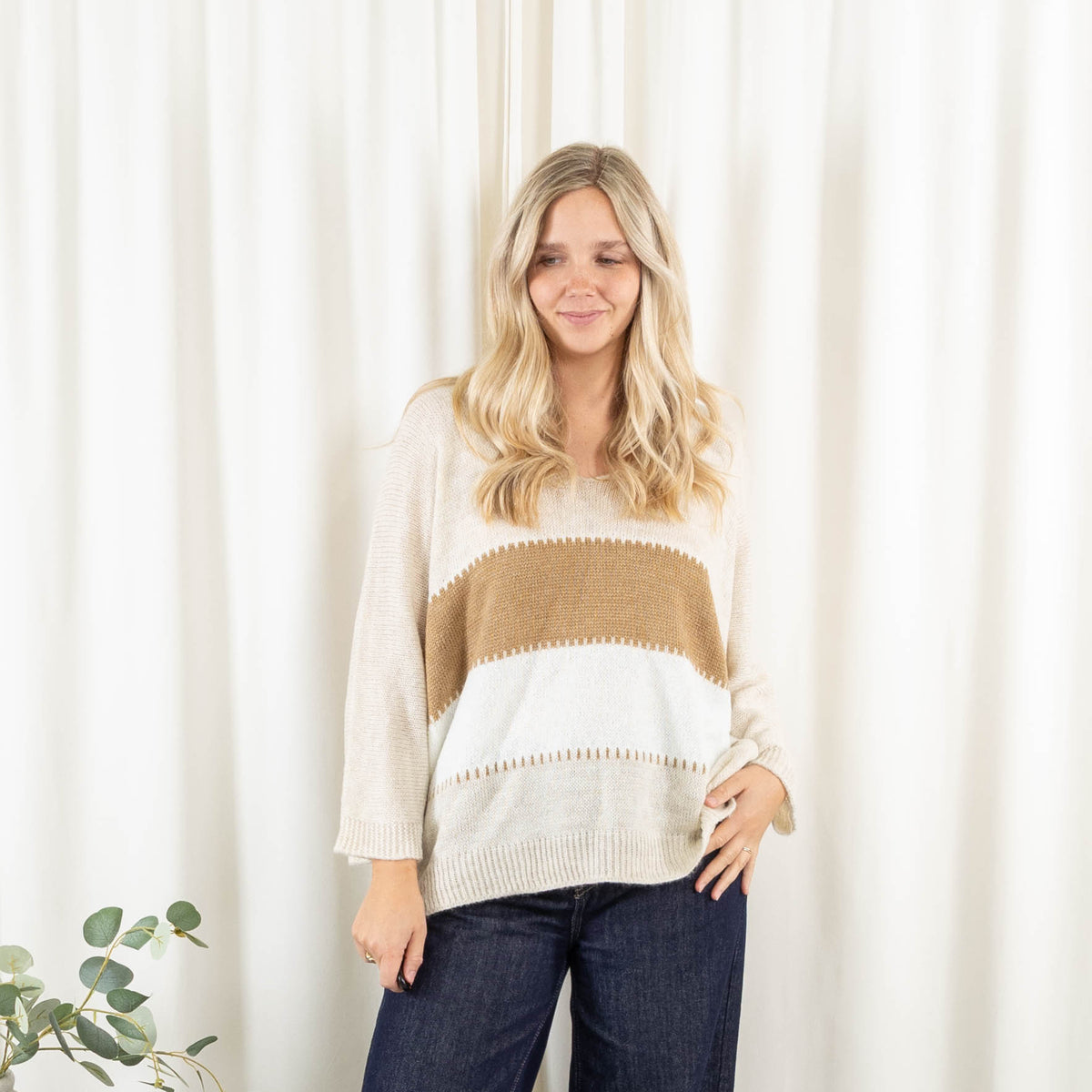 Bettina strik, Beige