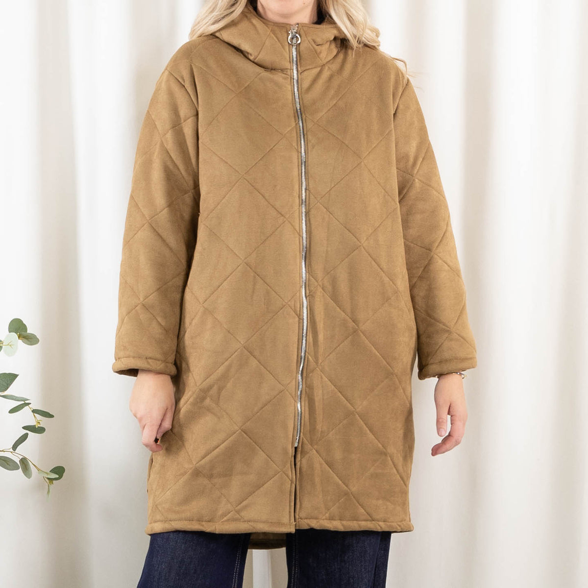 Salma jakke, Taupe