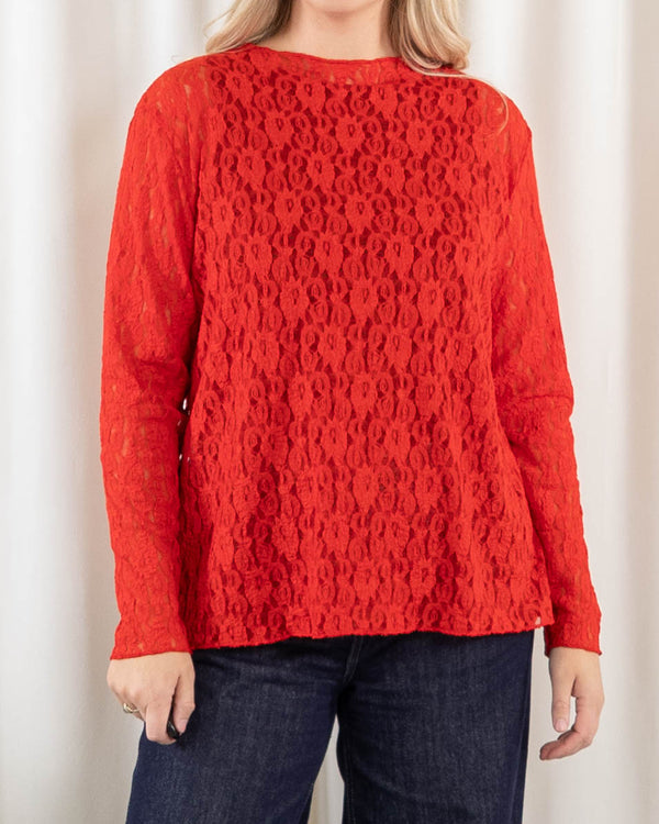 Carla lace overdel, Rød