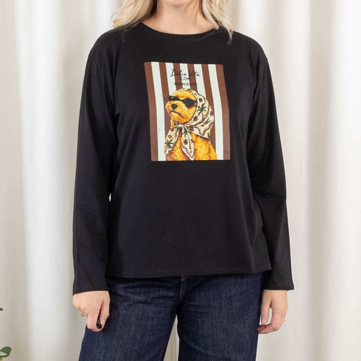 Uffe t-shirt, Sort