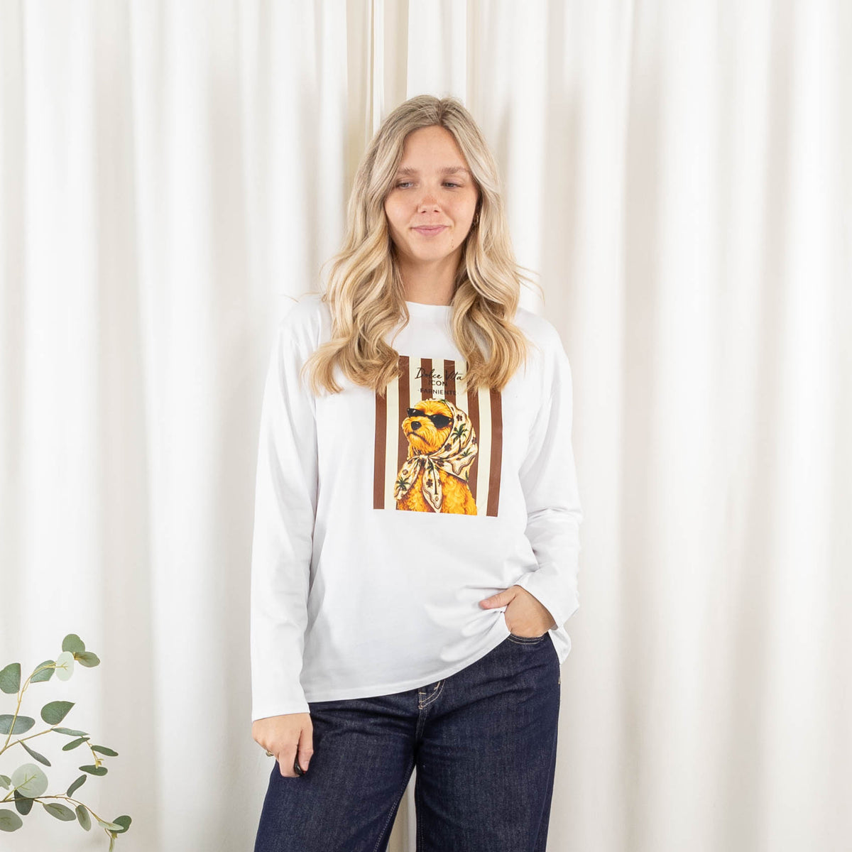 Uffe t-shirt, Hvid