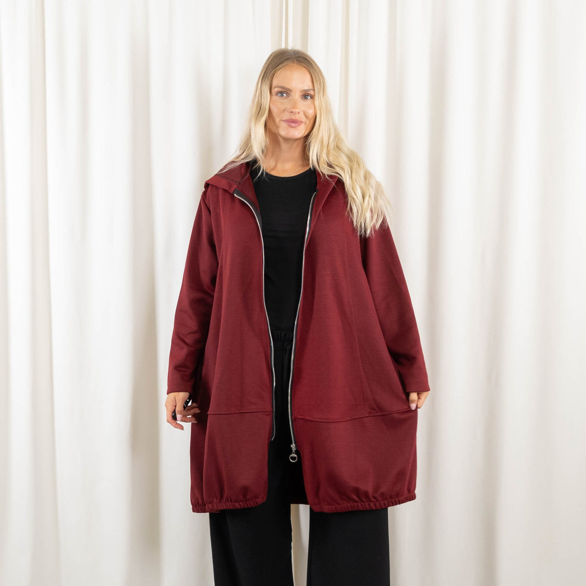 Ashlyn sweatshirt, Bordeaux
