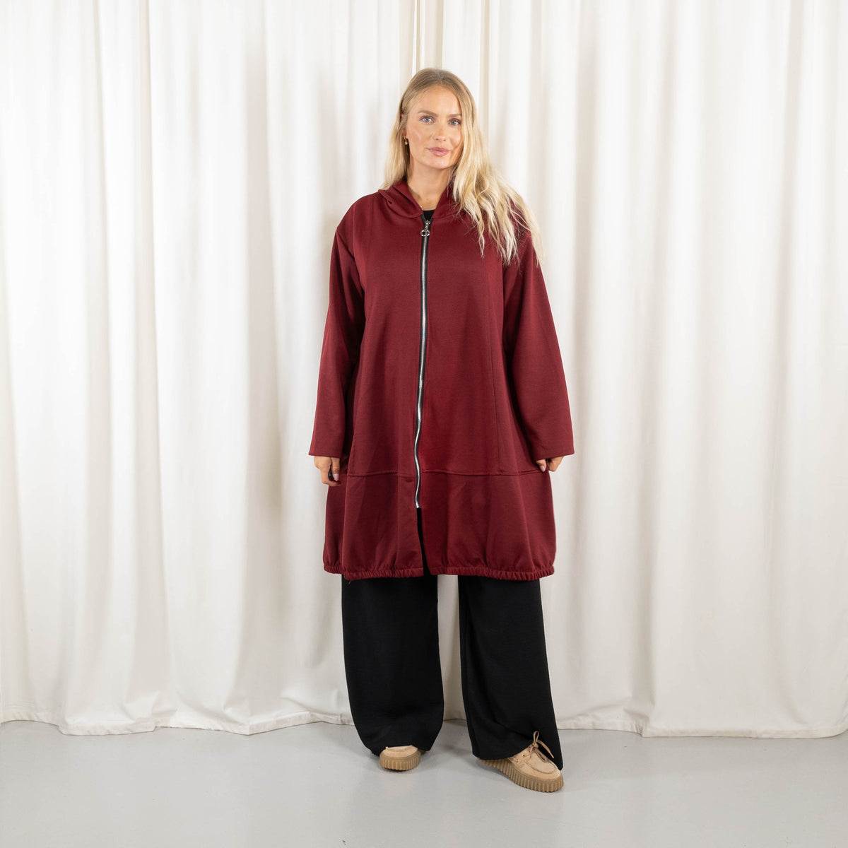 Ashlyn sweatshirt, Bordeaux