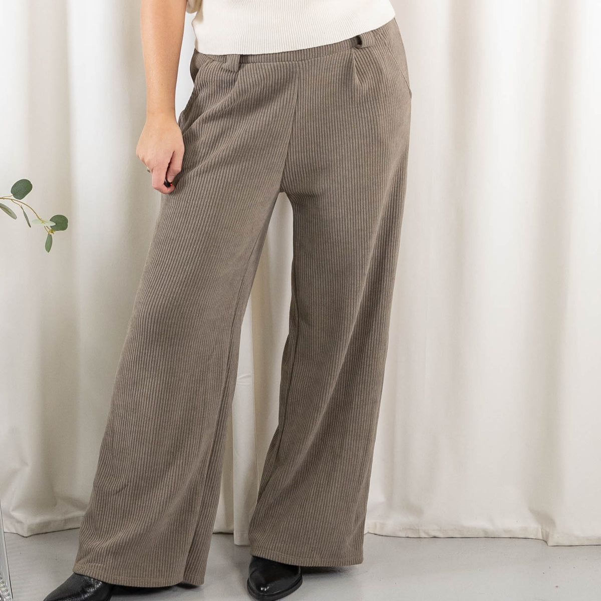 Fiona bukser, Taupe