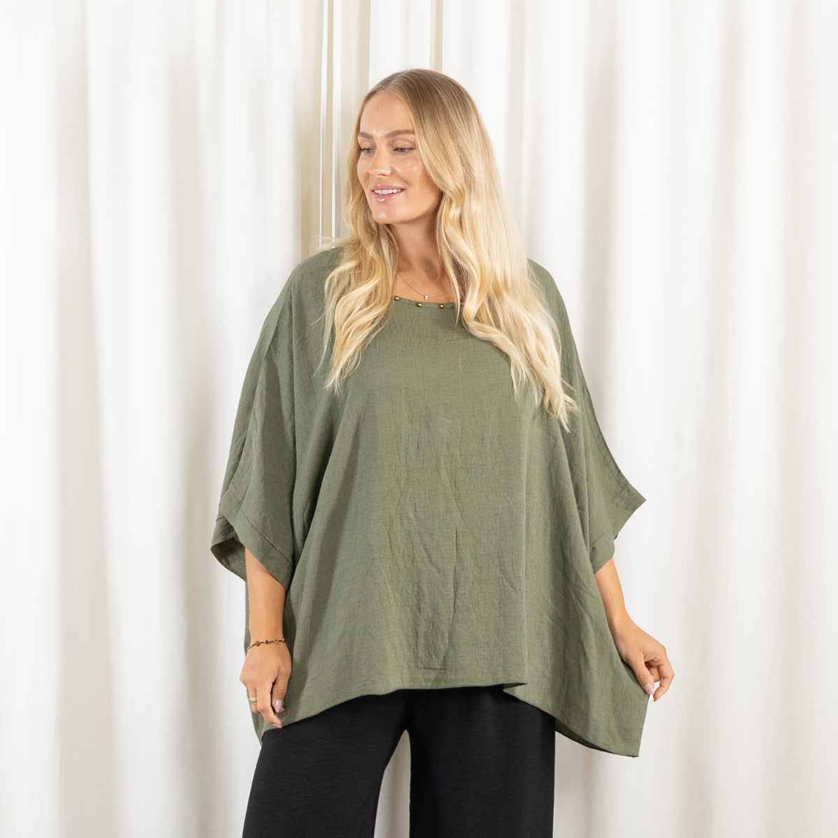 Sonja poncho, Khaki