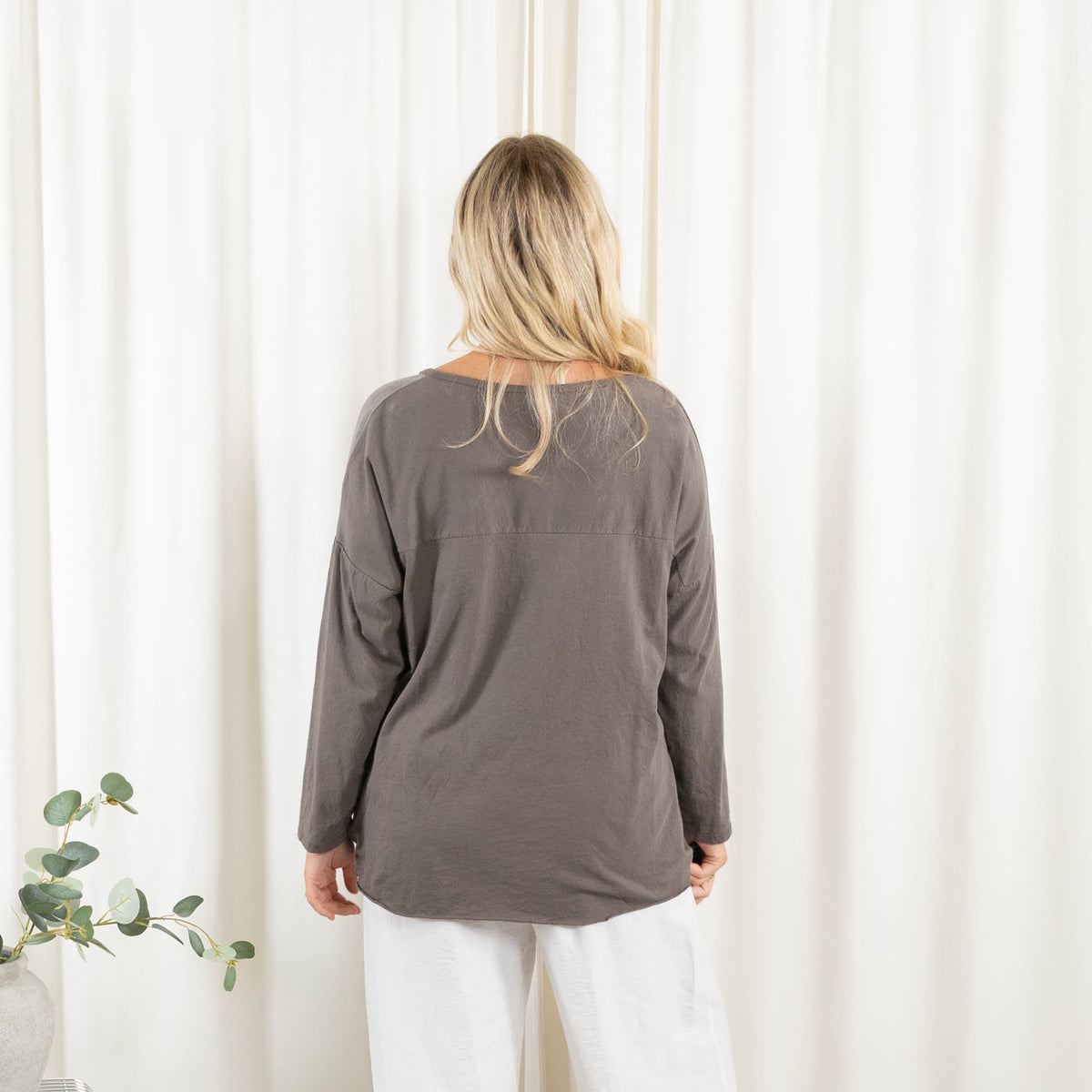 Gry t-shirt, Taupe