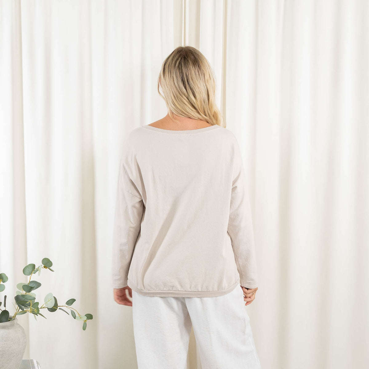 Randi t-shirt, Beige