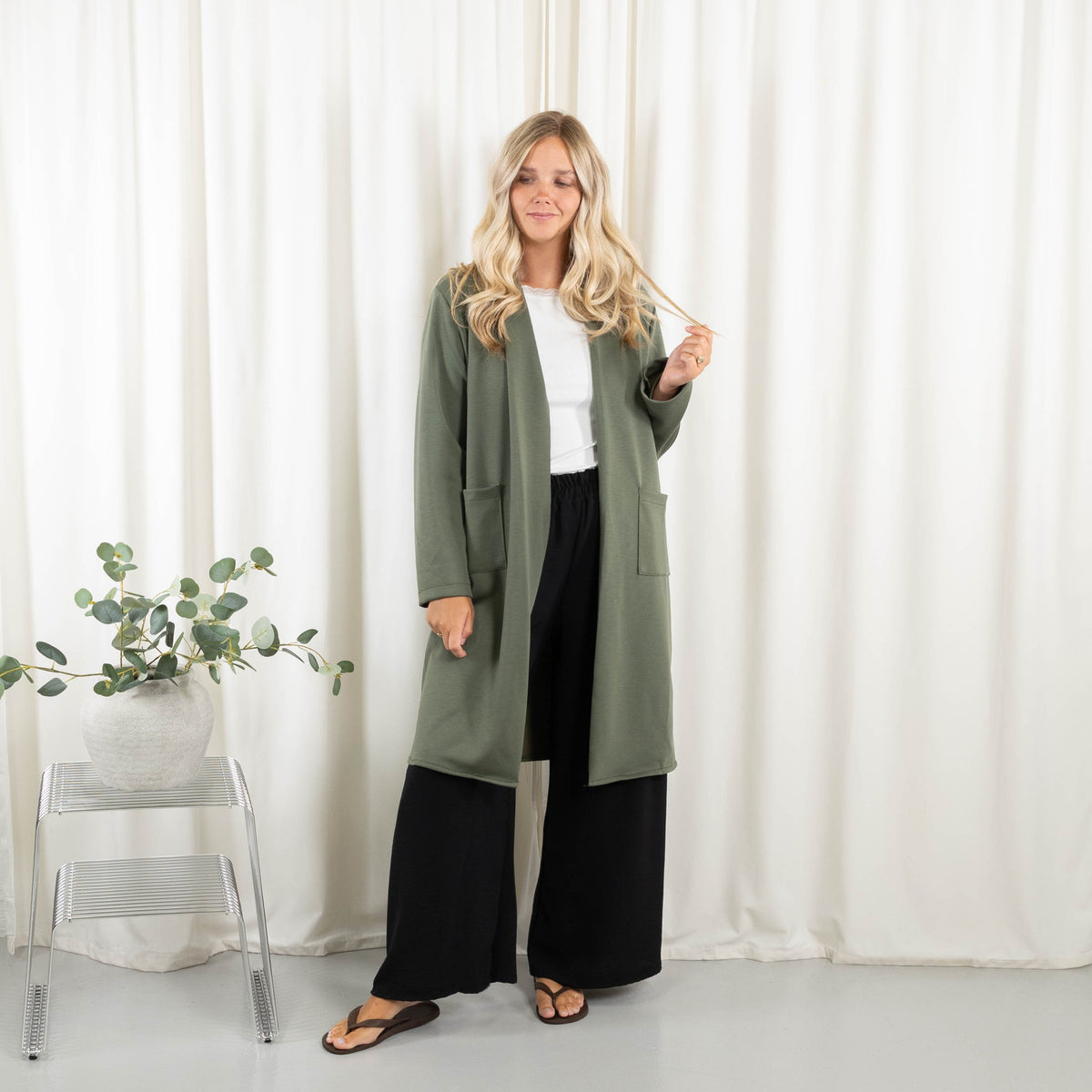 Ginny cardigan, Khaki