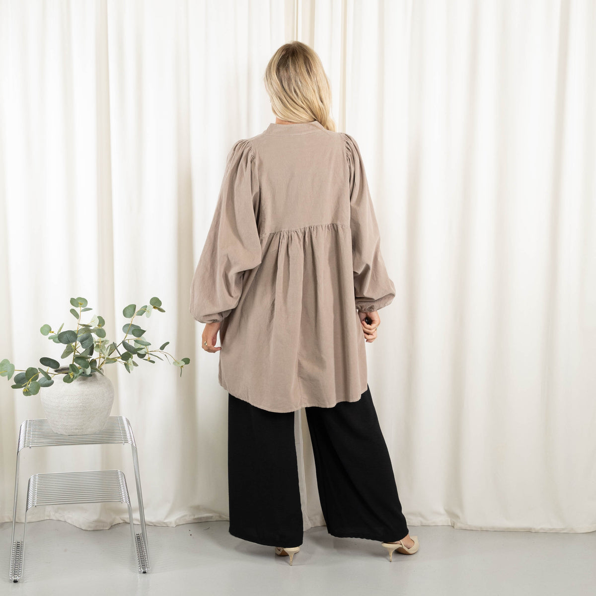 Nanny tunika/kjole, Taupe