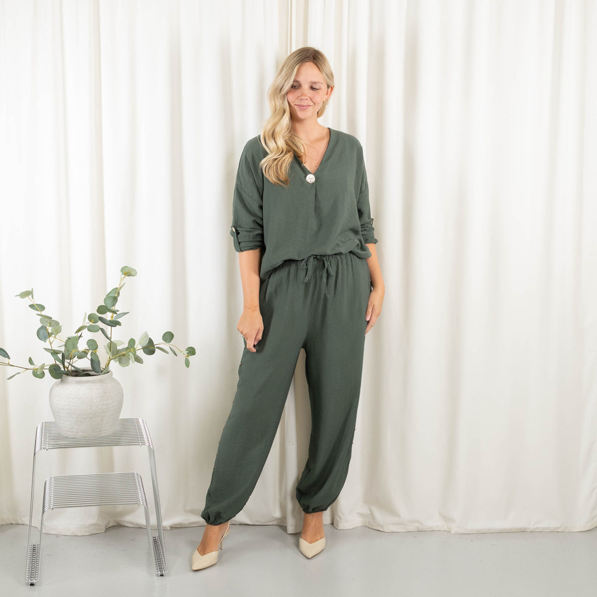 Coleen bukser, Khaki