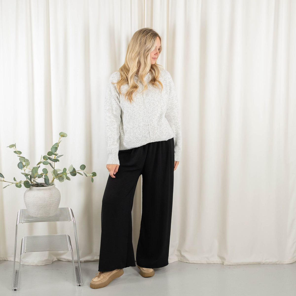 Esther cardigan, Lysegrå