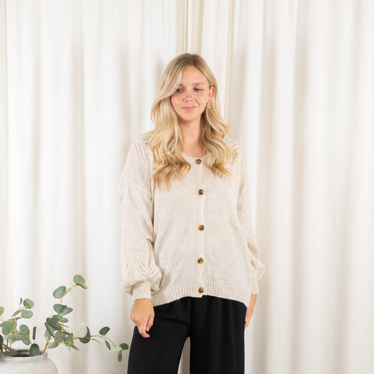 Katlyn cardigan, Beige