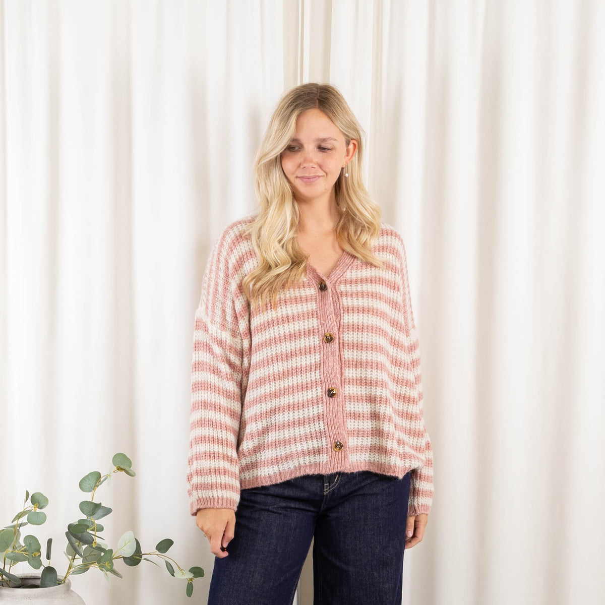 Jonna cardigan, Rosa