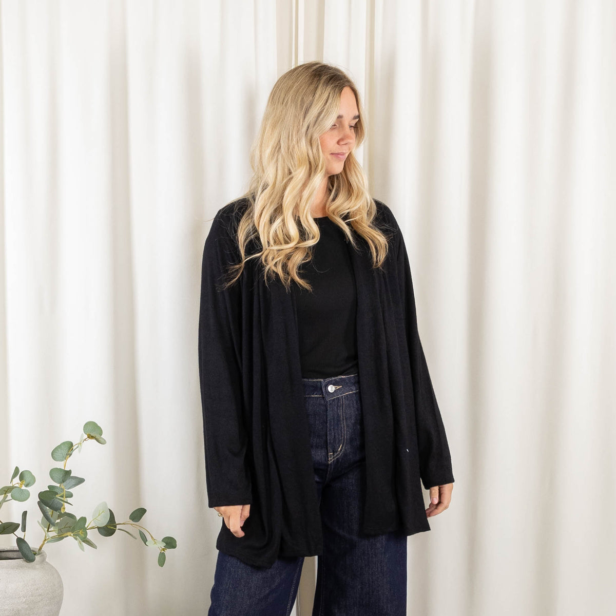 Alicia cardigan, Sort