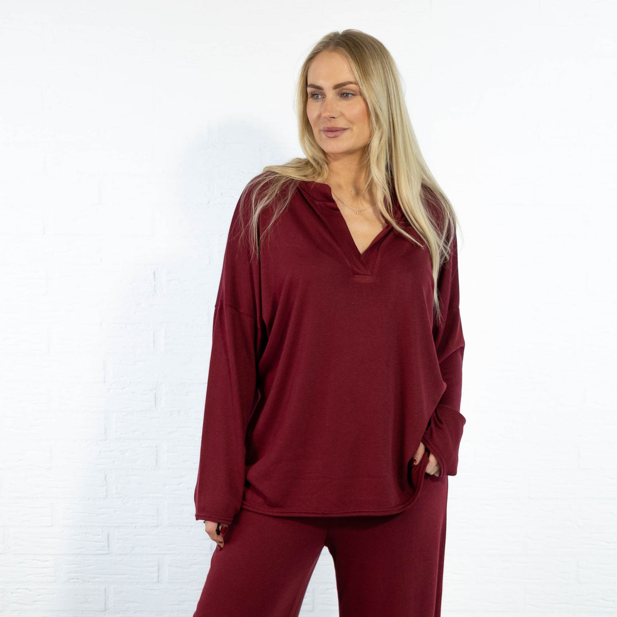Zascha t-shirt, Bordeaux