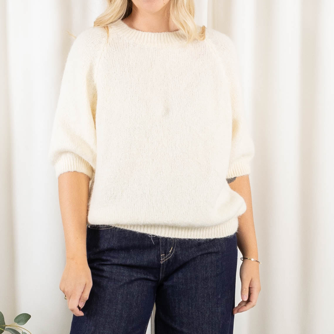 Kelly strik, Råhvid