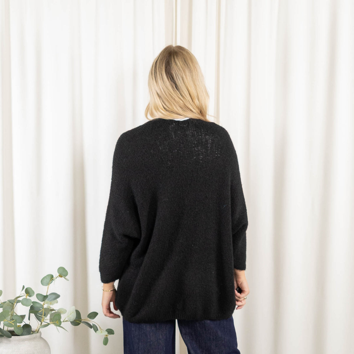 Laura cardigan, Sort