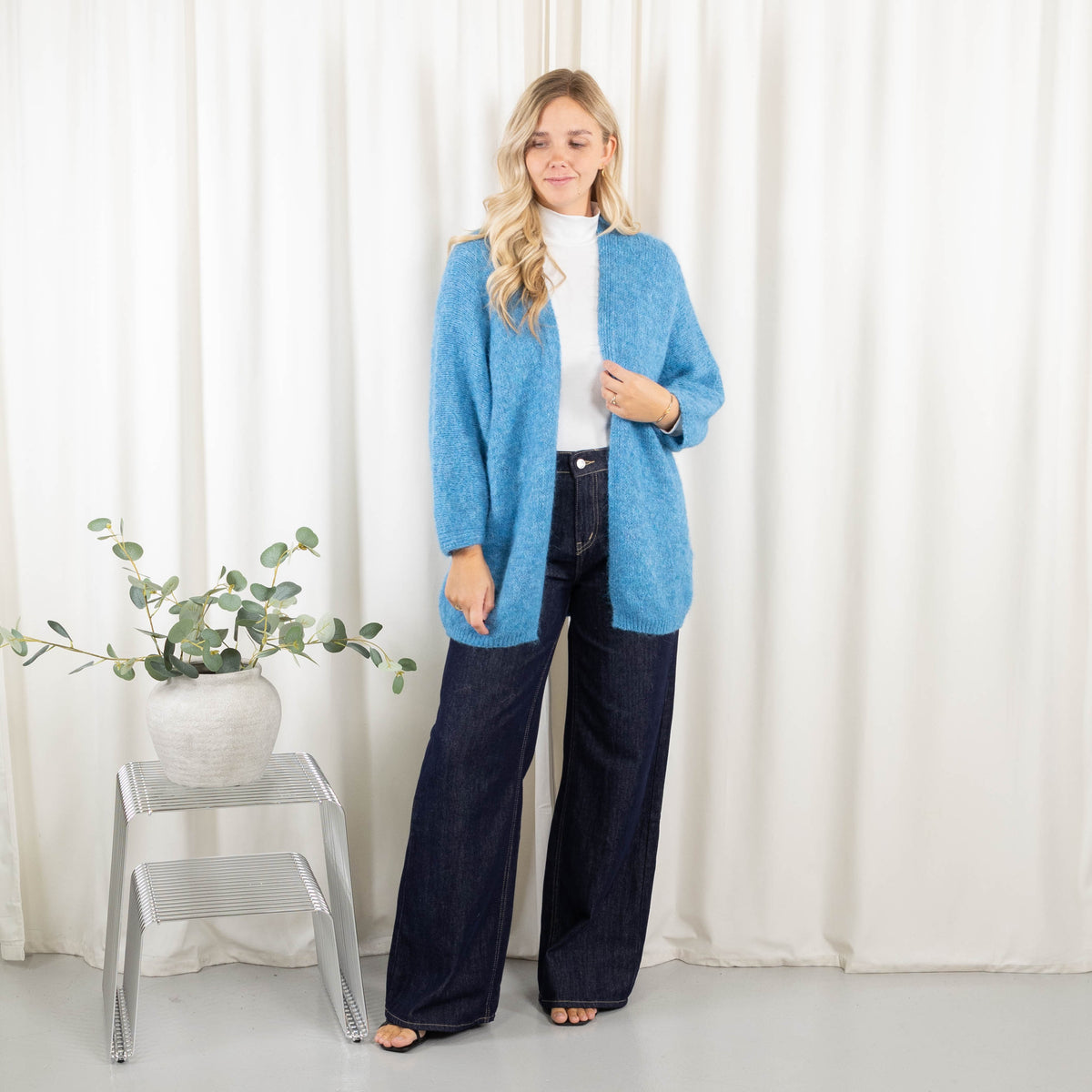 Laura cardigan, Blå