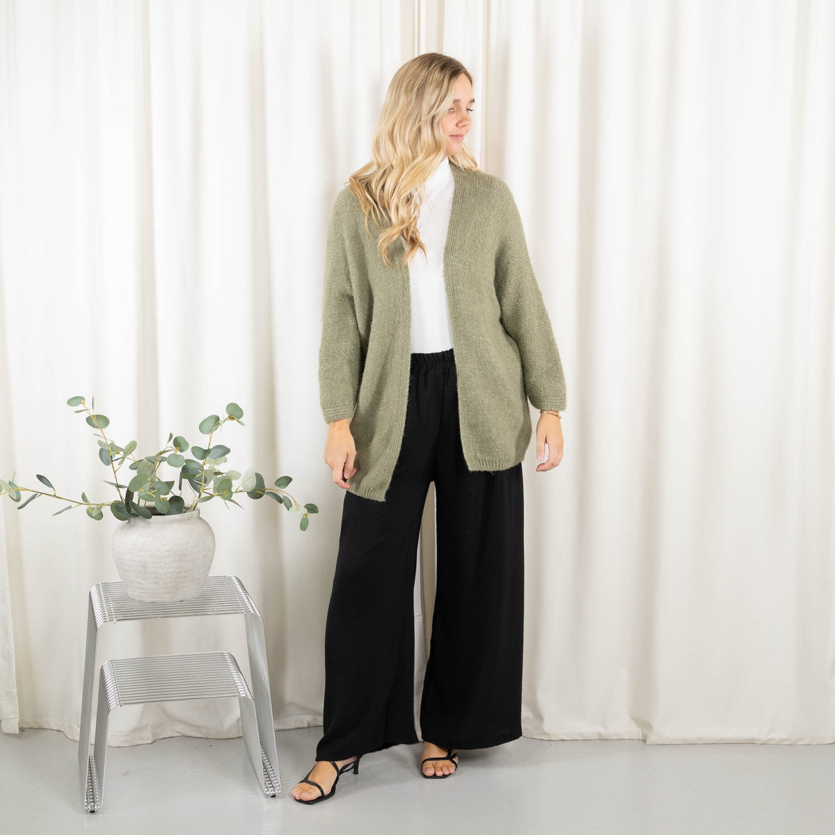 Laura cardigan, Khaki