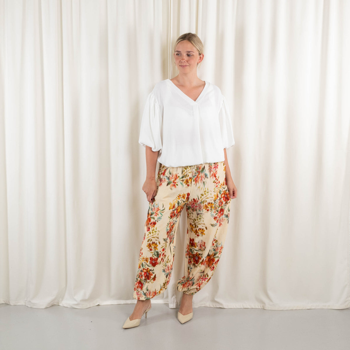 Lotte bukser, Beige