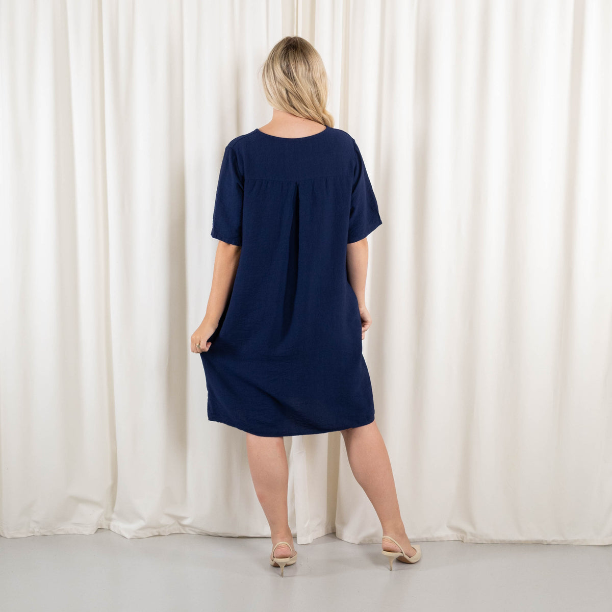 Polyanne tunika/kjole, Navy