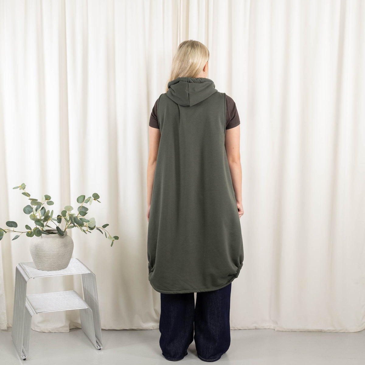 Channy sweat/vest, Khaki