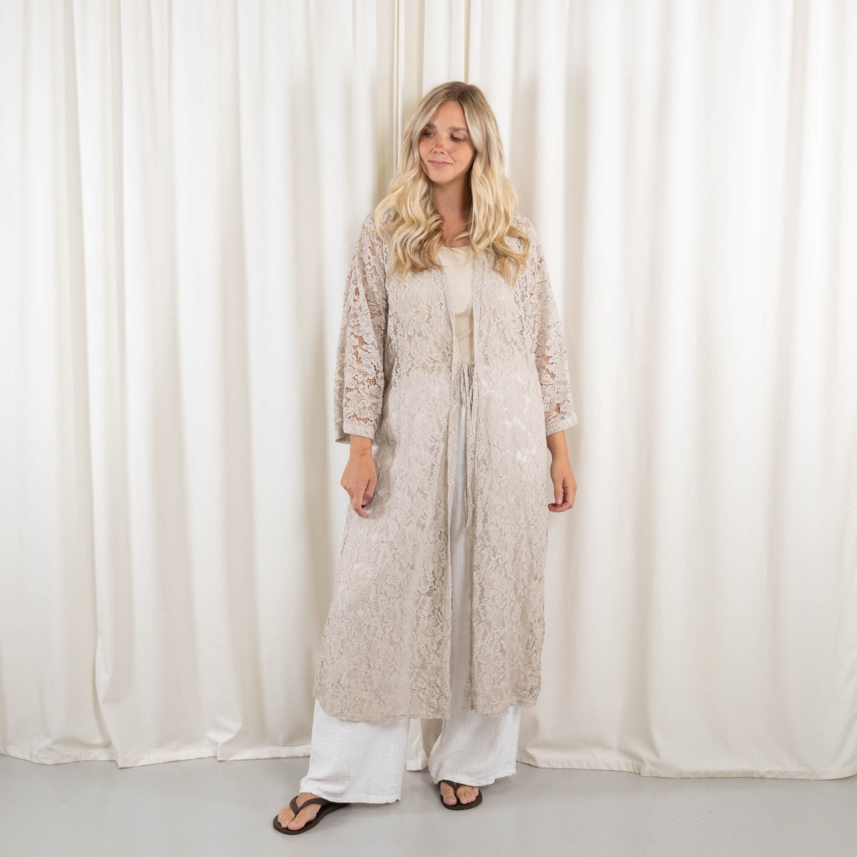 Sharona cardigan, Beige