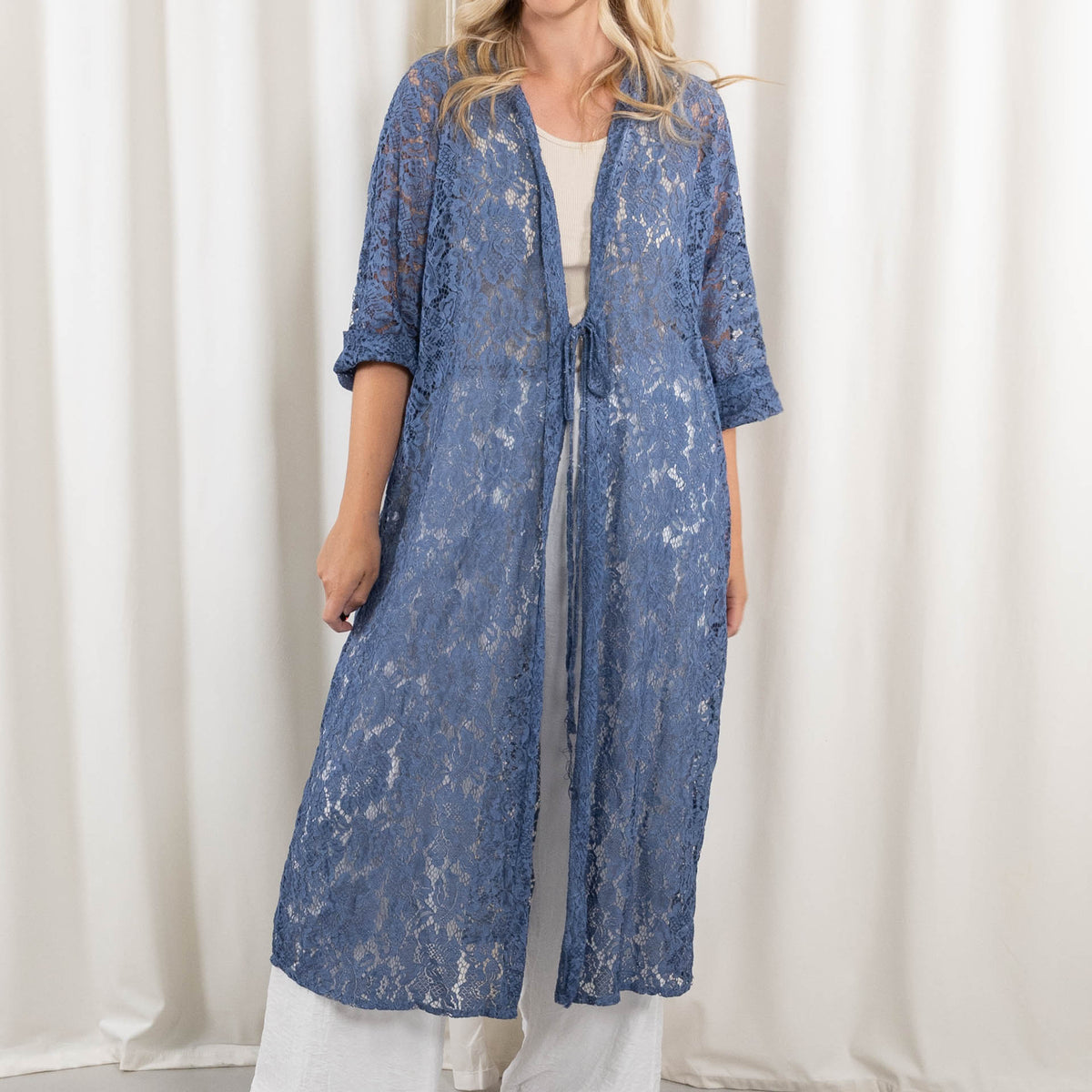 Sharona cardigan, Blå