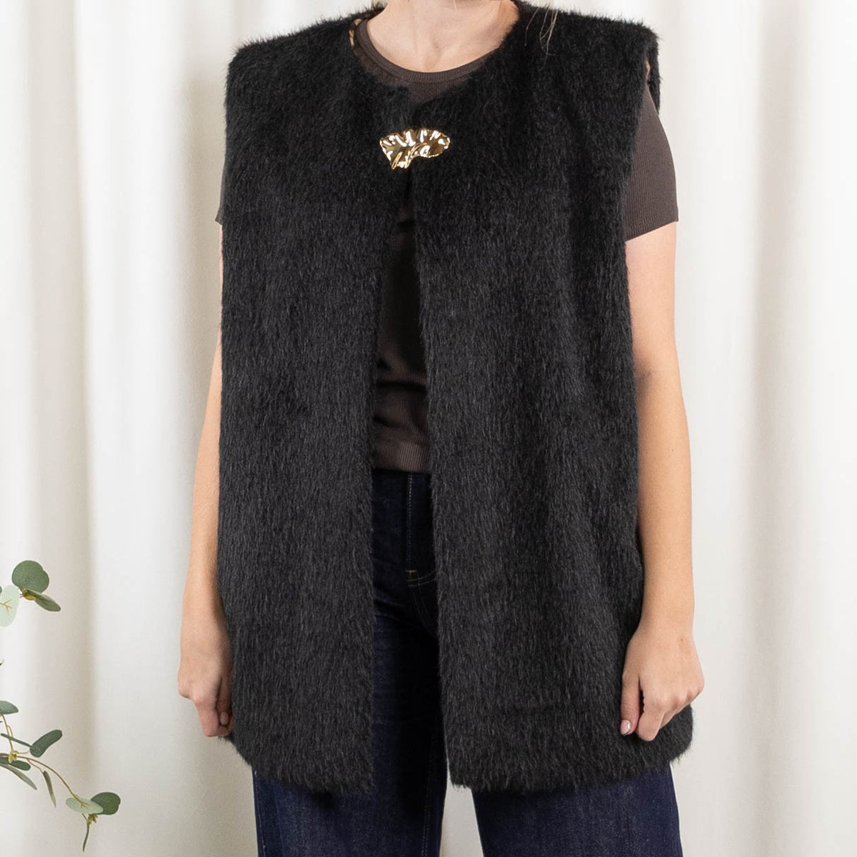 Lenora vest, Sort