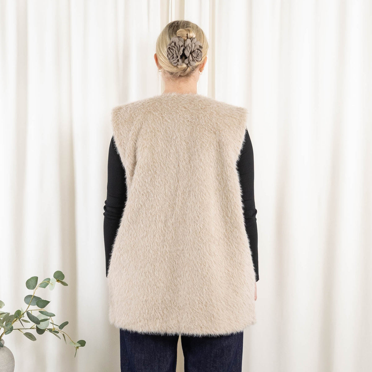 Lenora vest, Beige