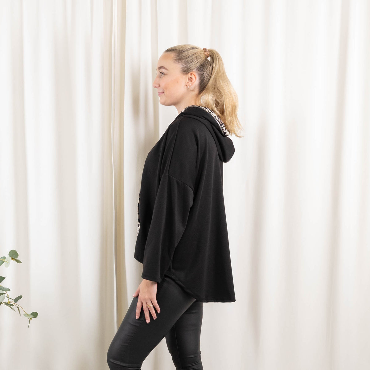 Skylar sweatshirt, Sort
