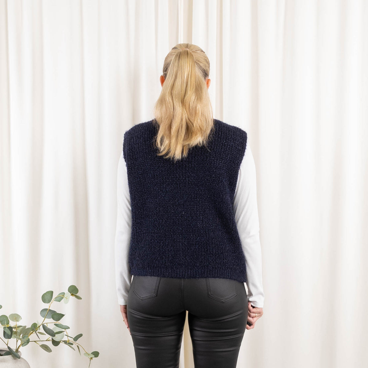 Blanca cardigan, Blå