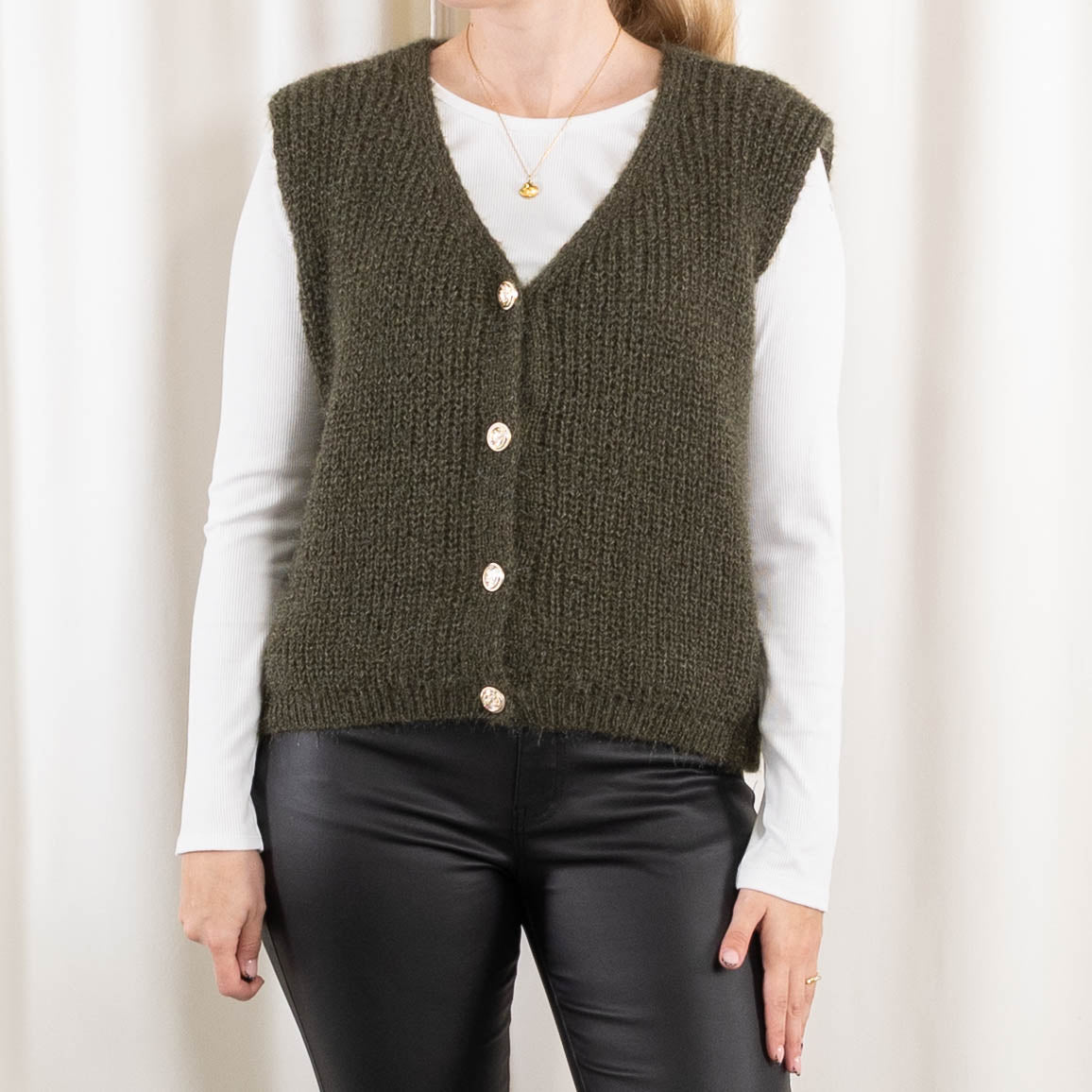 Blanca cardigan, Khaki