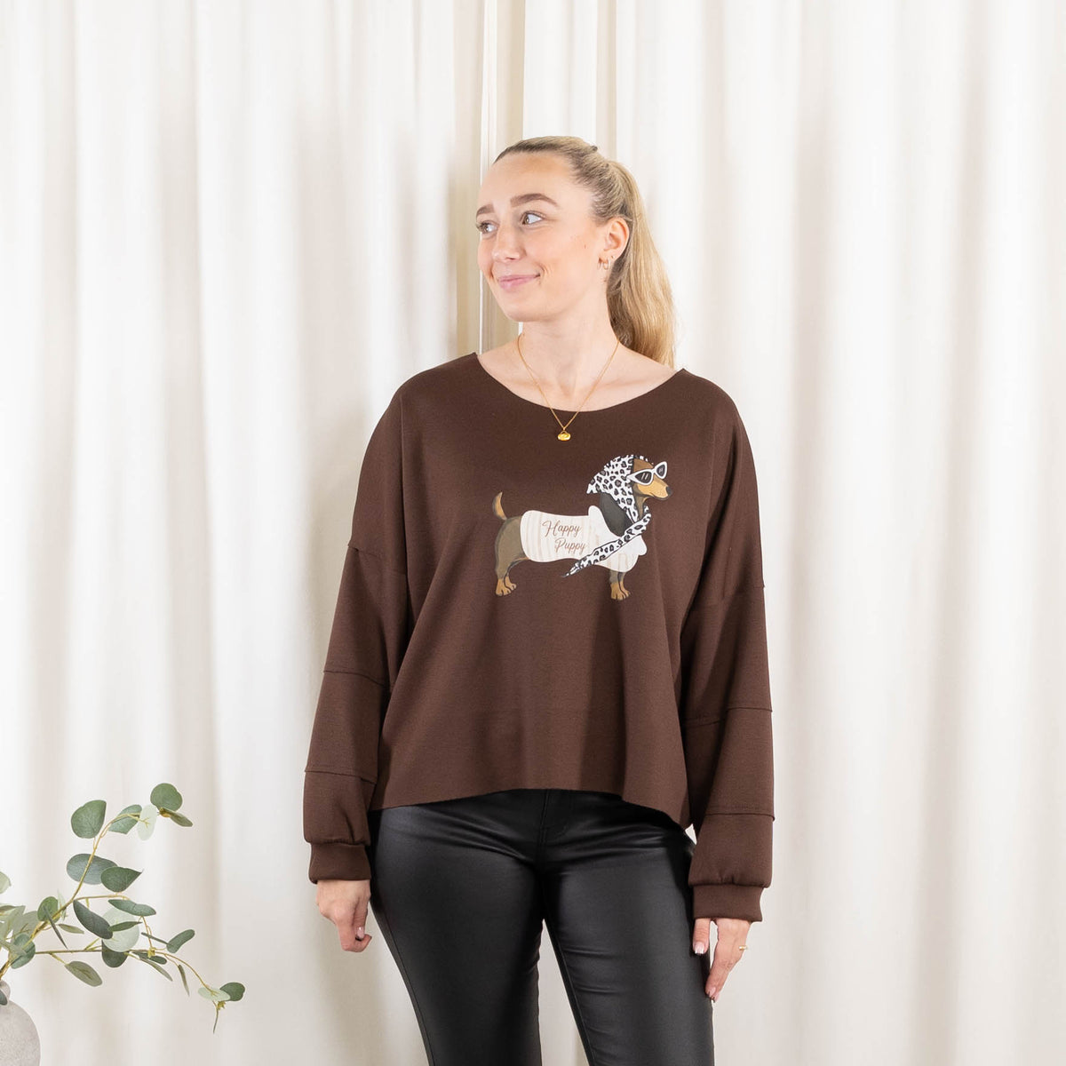 Puk sweatshirt, Choko