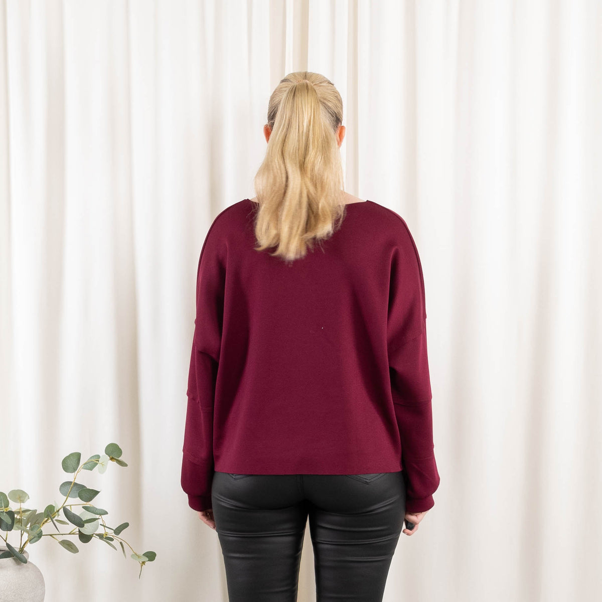 Puk sweatshirt, Bordeaux