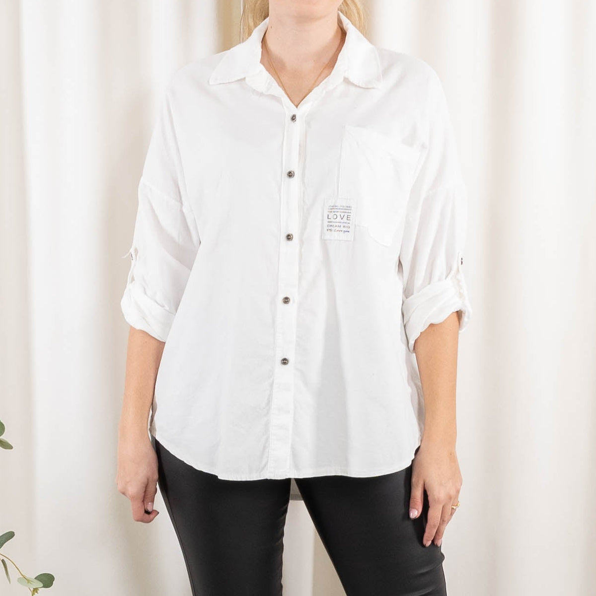 Miriam skjorte, Hvid