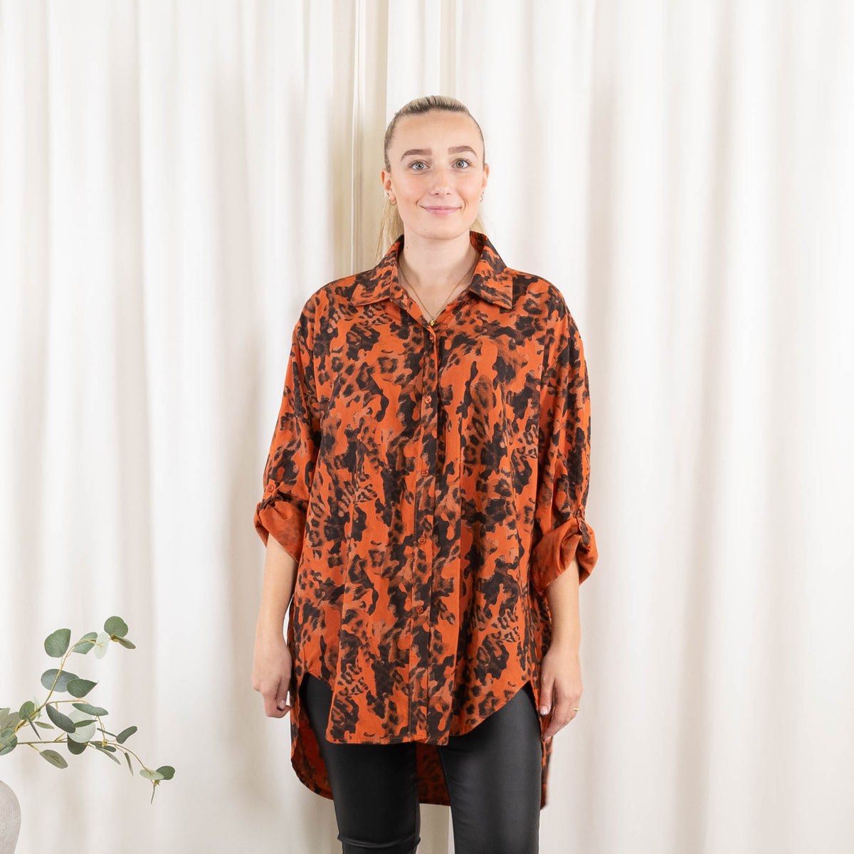 Vivian skjorte, Brændt orange