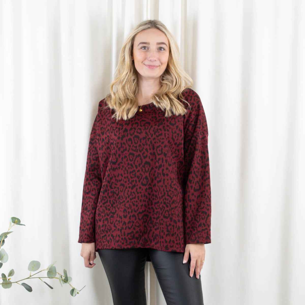 Mynte sweatshirt, Bordeaux