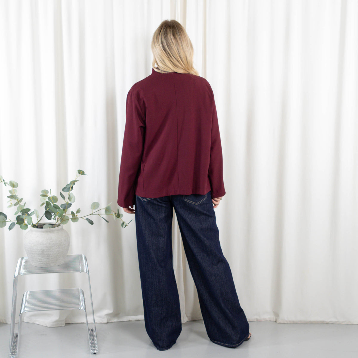 Carmen blazer, Bordeaux