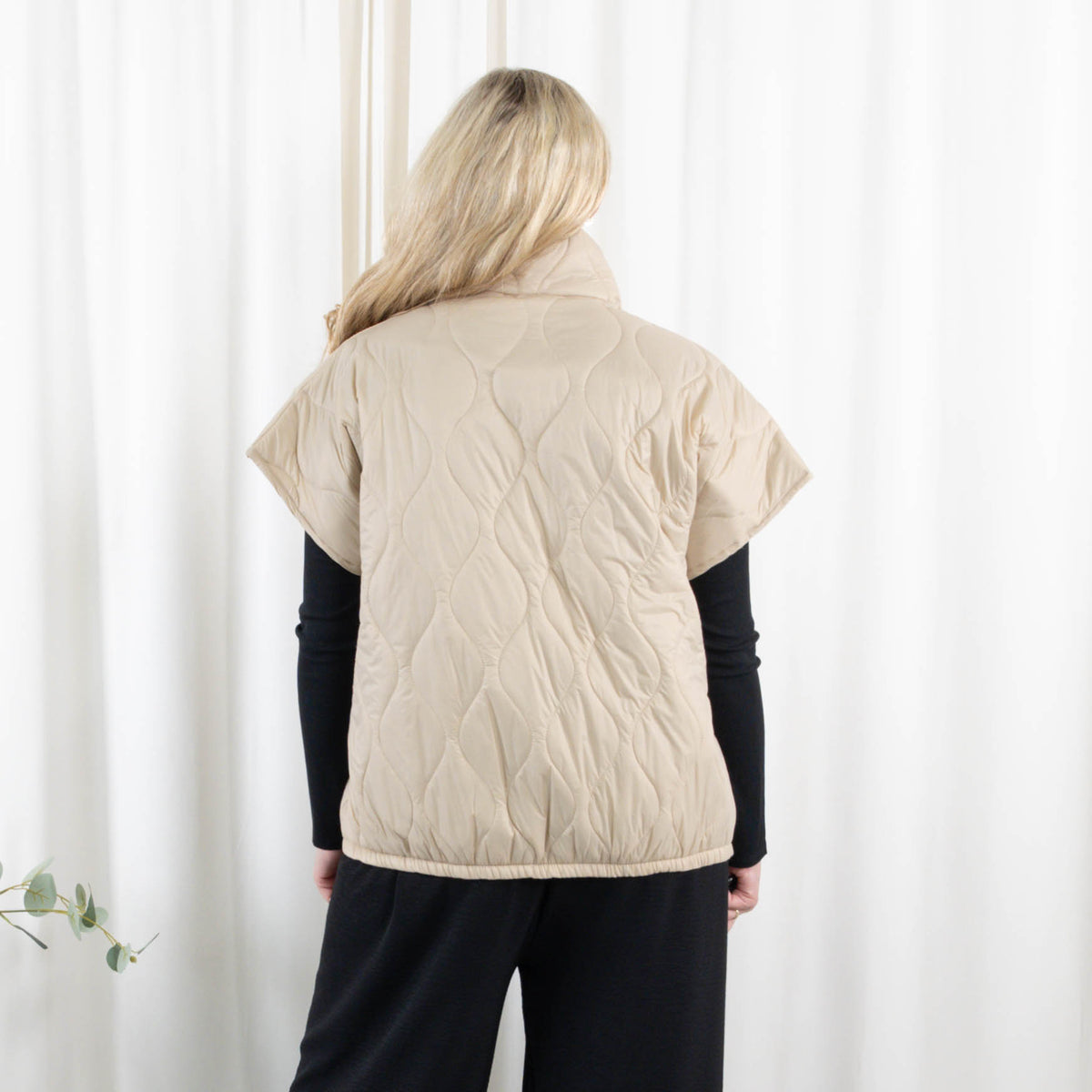 Ramona vest, Taupe