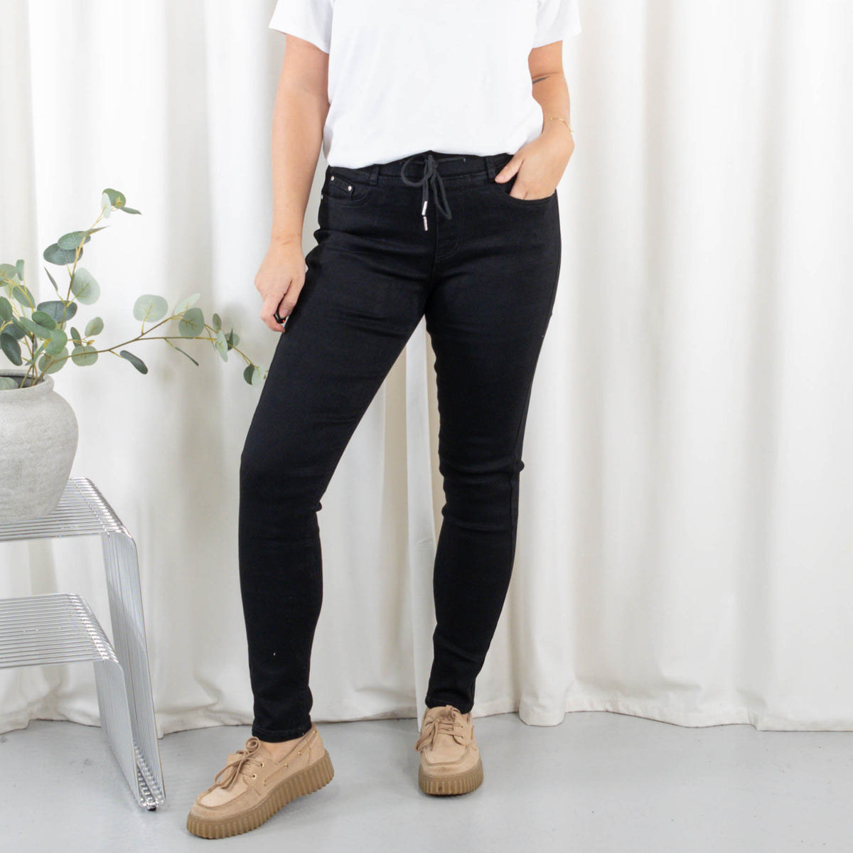 Asta jeggings, Sort