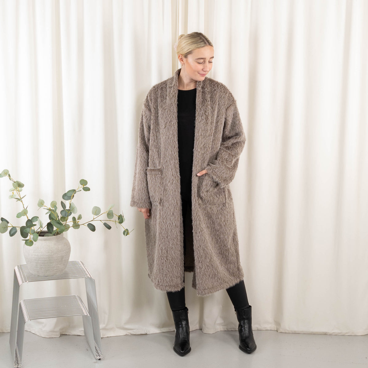 Rosanna cardigan, Taupe