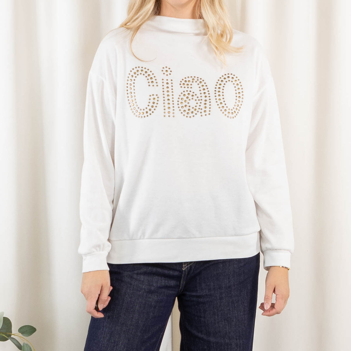 Ciao sweatshirt, Hvid