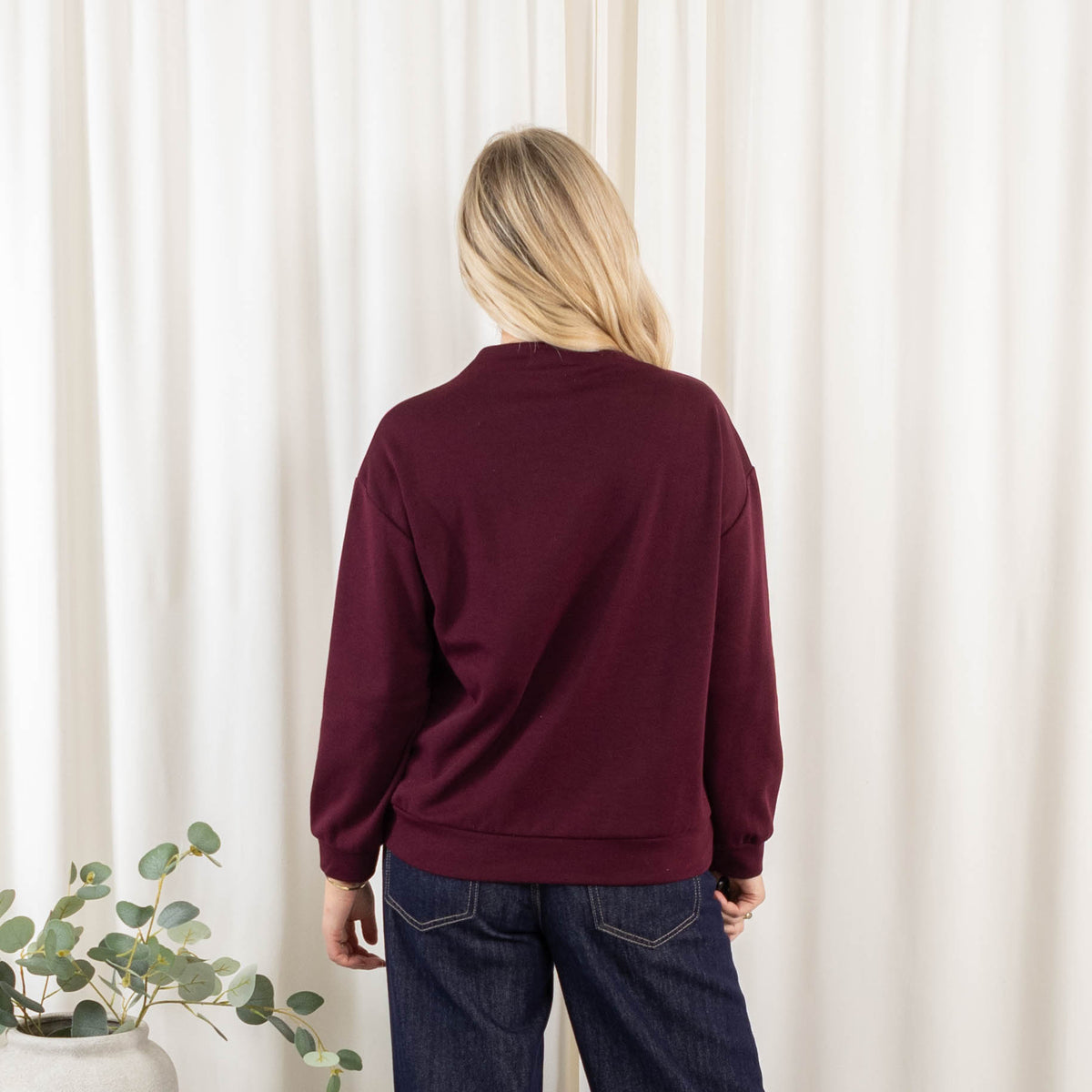 Ciao sweatshirt, Bordeaux