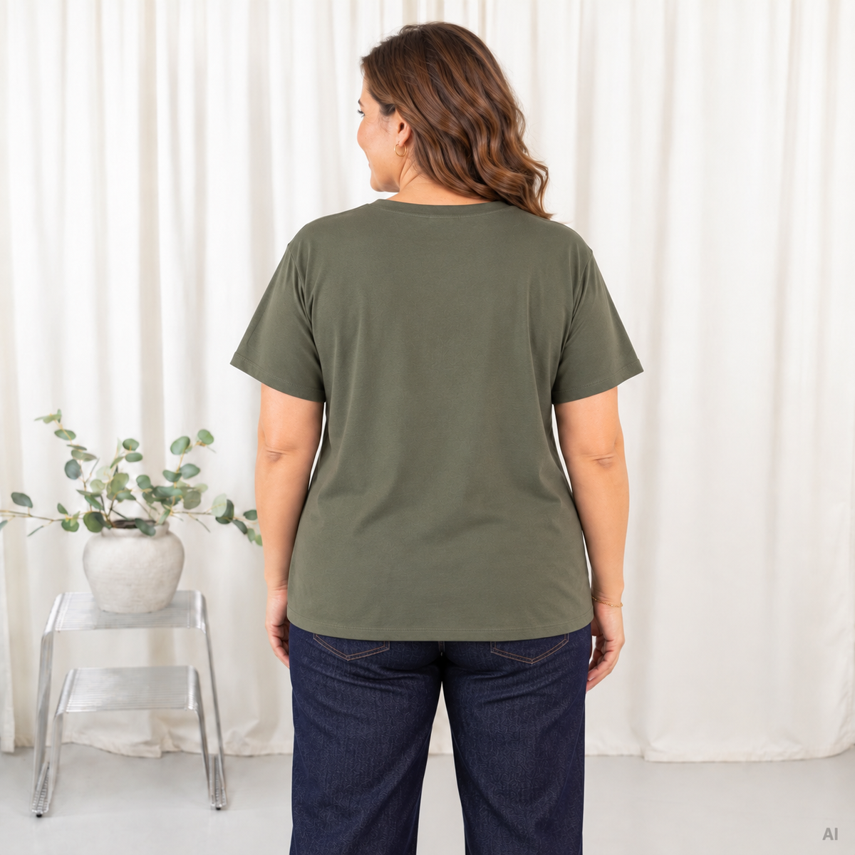 Ronja t-shirt, Khaki